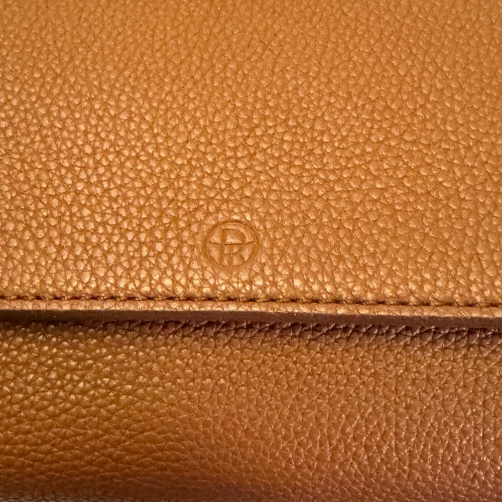 The Row Tan Leather Shoulder Bag - Picture 5 of 11